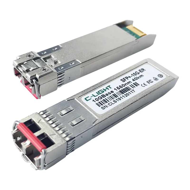 C-LIGHT CLSFPP1510GER Compatible with Aruba Networks SFP-10G-ER 10GBase SFP+ Transceiver SMF 1550nm 40km LC DOM