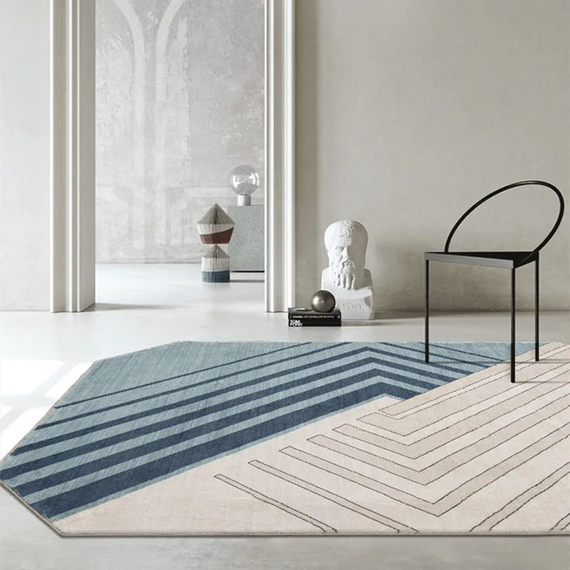 

Nordic Simple Large Size Rug Carpet For Living Room Modern Home Decoration Mat Non-slip Floor Mat For Bedroom Bedside Rug