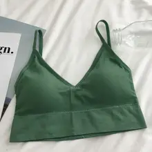 Sexy Women's Crop Top Tube Sports Bra Basic TankNo.1 #6