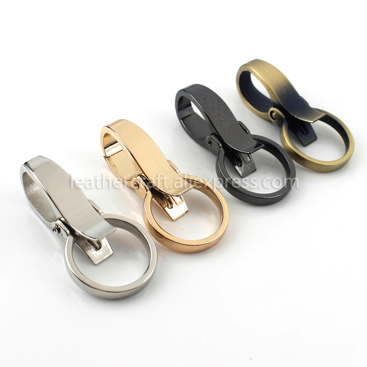 1x Metal Snap Hook Trigger Lobster Clasp Clip Spring Gate for Leather Craft Bag Strap Belt Webbing Keychain