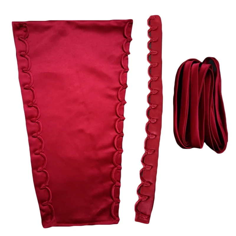 Benutzer definierte Farbe Satin Korsett Kits Reiß verschluss Ersatz Brautkleid zurück Spitze Gurtband DIY Handwerk Hochzeits kleid Accessoires schnüren