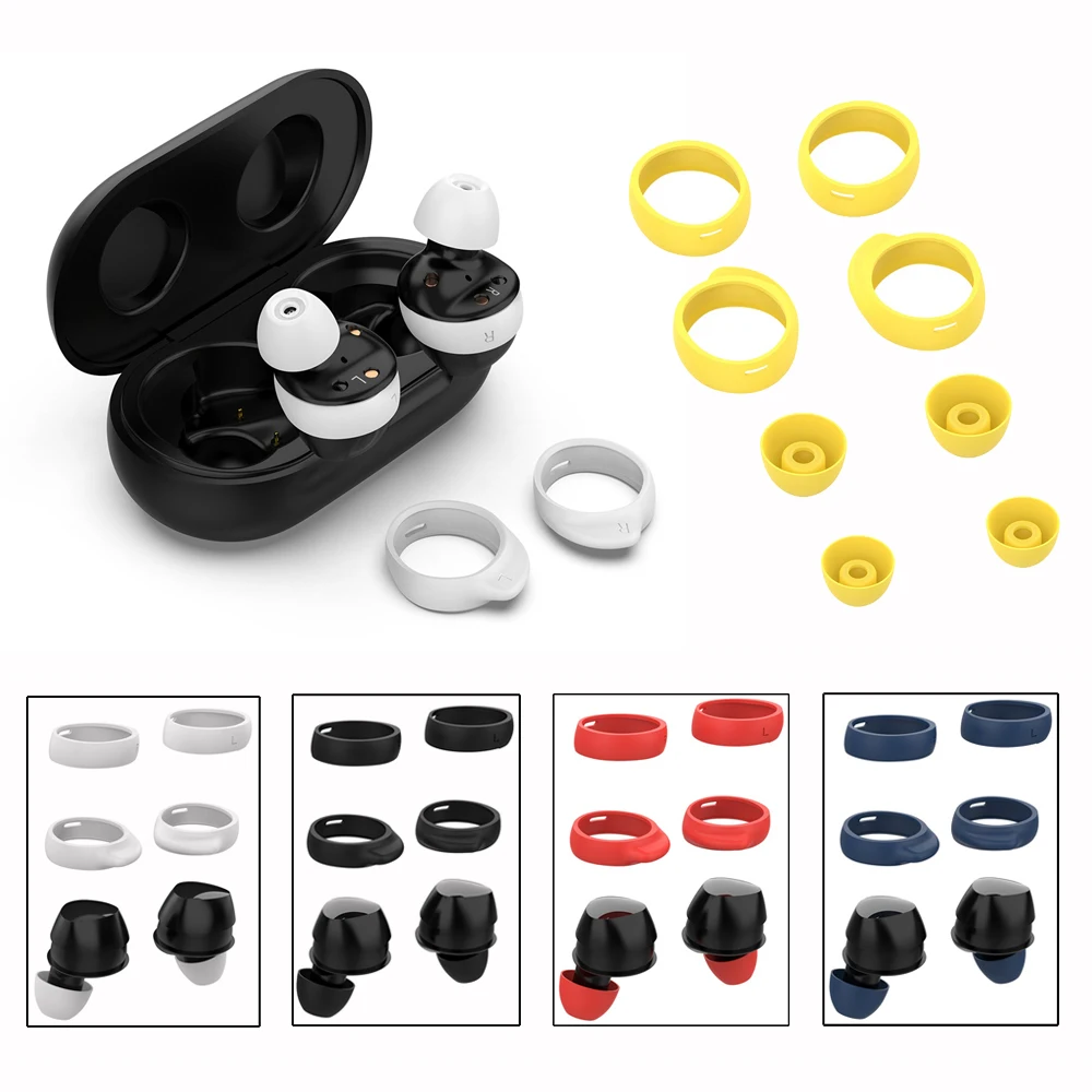 

Colorful Silicone Earbuds Cover Replacement Earplugs Earphone Eartips Kits for Samsung Galaxy Buds Headphones Accessories