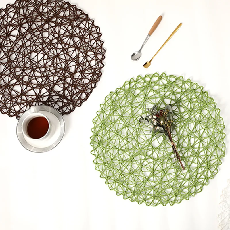 40CM Hollow Thread Mats ornamenti gioielli foto sfondo puntelli