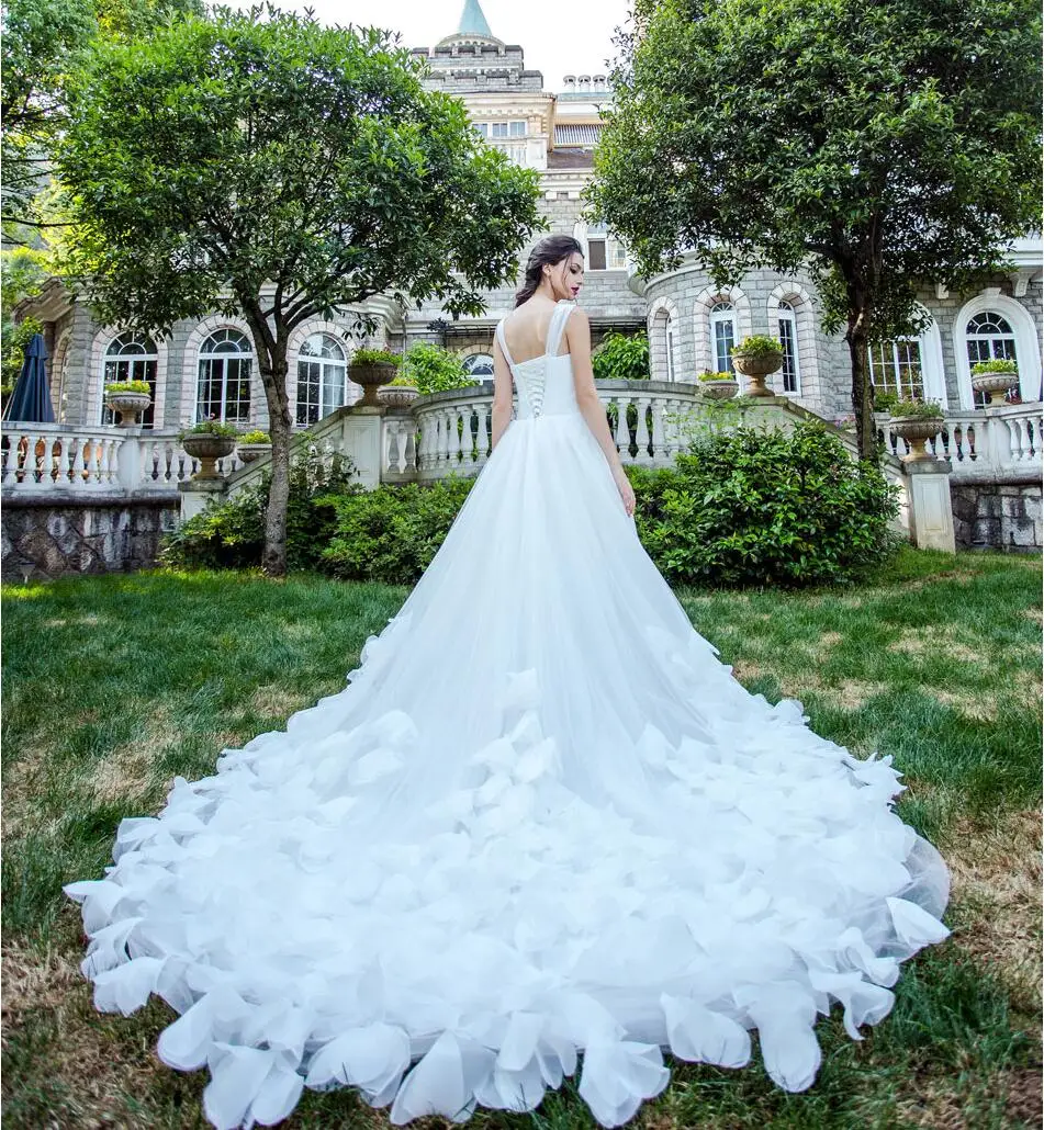 MYYBLE-vestido de novia largo de tul, elegante vestido de lujo para boda, fiesta, 2021