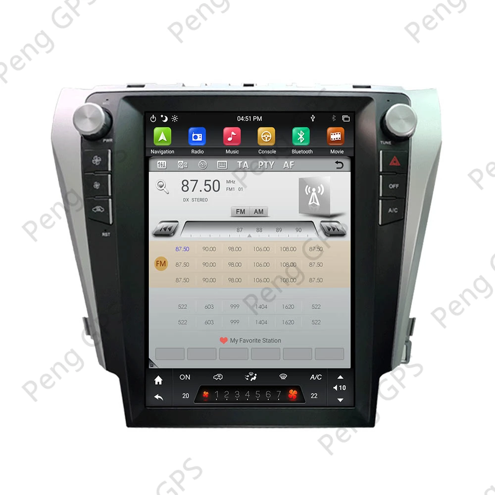 Android Radio For Toyota Camry 2012-2015 Car Stereo Multimedia Headunit GPS Navigation Bluetooth WIFI Carplay PX6 Mirrorlink