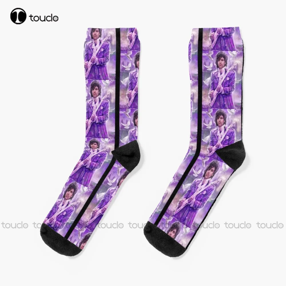 

Prince Musician Socks Baseball Socks Personalized Custom Unisex Adult Teen Youth Socks 360° Digital Print Hd High Quality