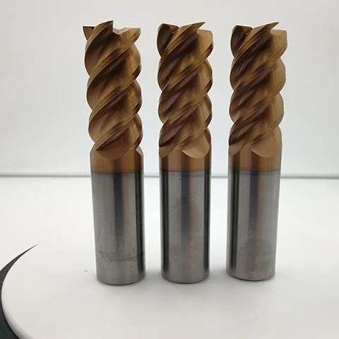 cermet milling cutter cutting  material is metallic material