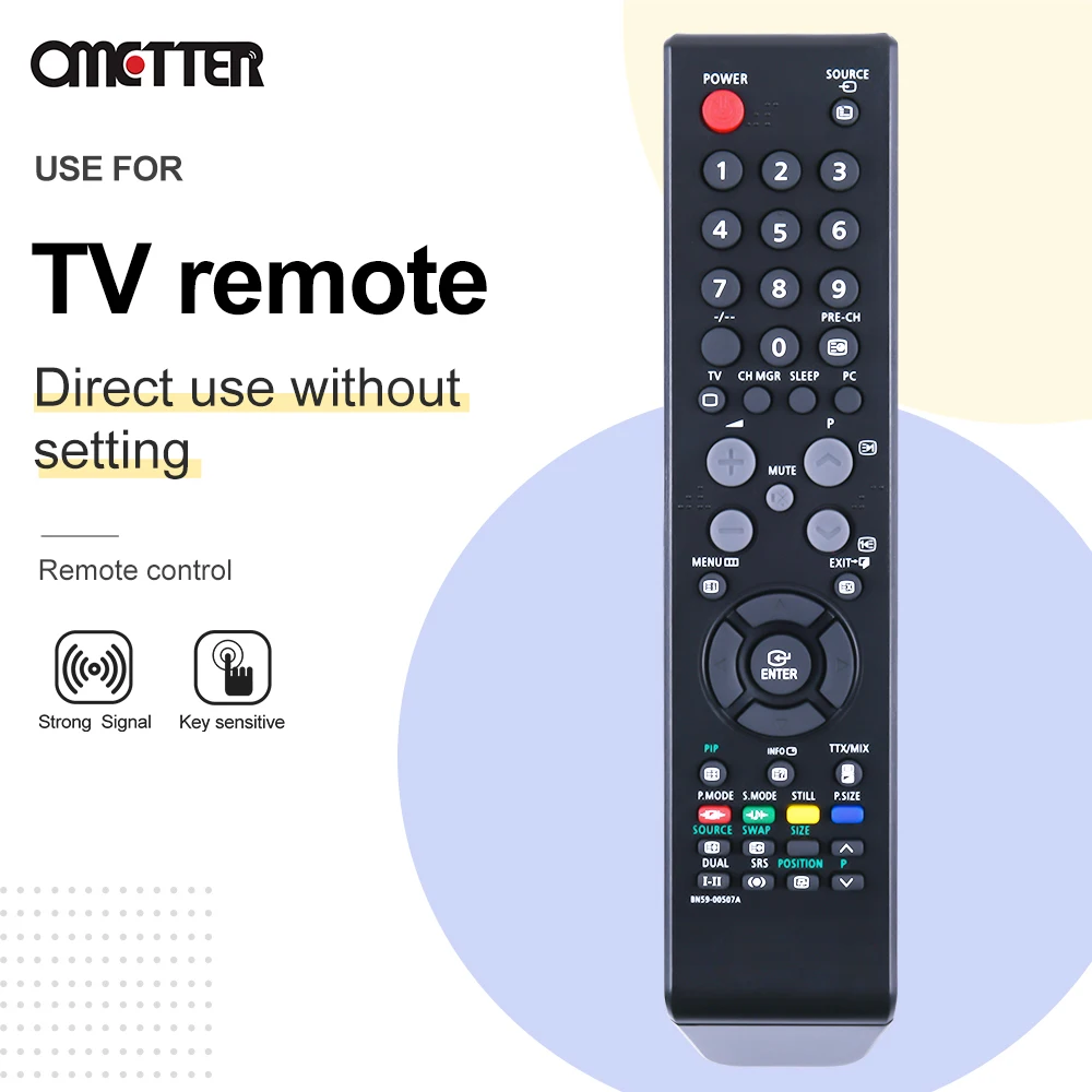 삼성에 적합한 TV 리모컨 LE40N8 LE40N87BD LE40N87BDX LE40N87BDX/XEU LE46N7 LE46N71B LE46N71BX LE46N73BD BN59-00507A, 신제품