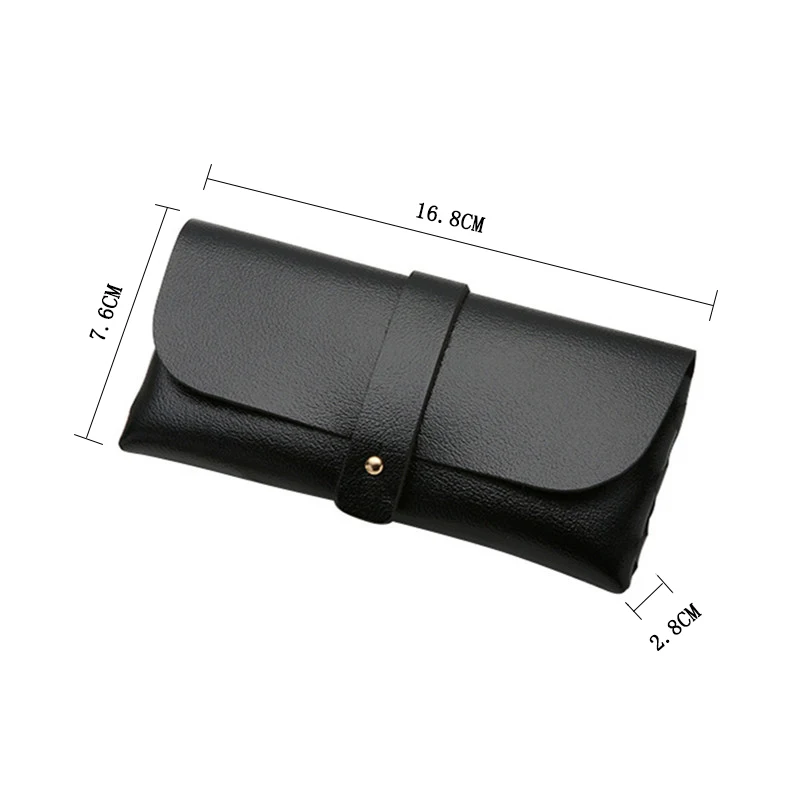 Glasses Case Women Leather Soft Glasses Bag Fashion Portable Sunglasses Box Bag Accessories Eyeglasses Case Sunglasses Box