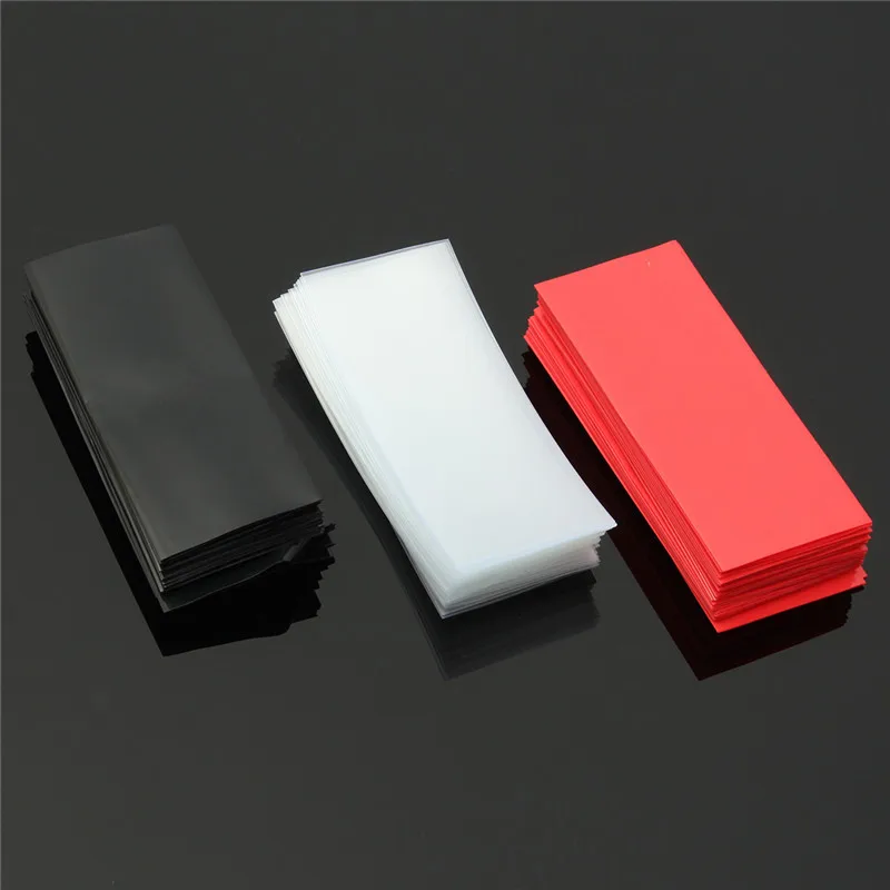 20PCS Li-ion 18650 Battery Wrap PVC Heat Shrink Tubing Precut 7 Color Choice Size 30*76mm Battery Film Tape Battery Cover