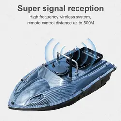 GPS Fishing Bait Boat 500m Remote Control Automatic Bait Boat LCD Display Night Light 5200mAh Remote Control Smart Bait Boat