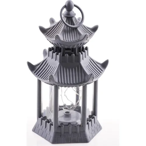 Mukko Home Led Decorative Lantern Gray 25 cm