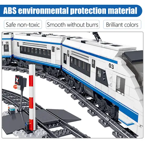 6 best sales Lego-kompatibelt tåg - №4