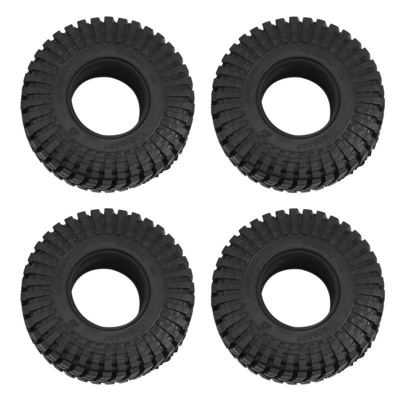 4PCS 110x39MM 1.9 Rubber Wheel Tires Tyre for 1/10 RC Crawler Car Axial SCX10 90046 SCX10 III AXI03007 Traxxas TRX4 D90