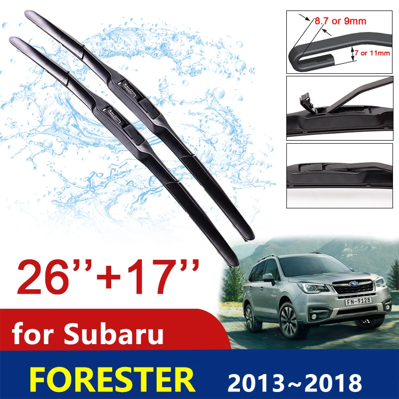 

Car Wiper Blade Windscreen for Subaru Forester 2013 2014 2015 2016 2017 2018 SJ Front Windshield Wipers Car Accessories Stickers
