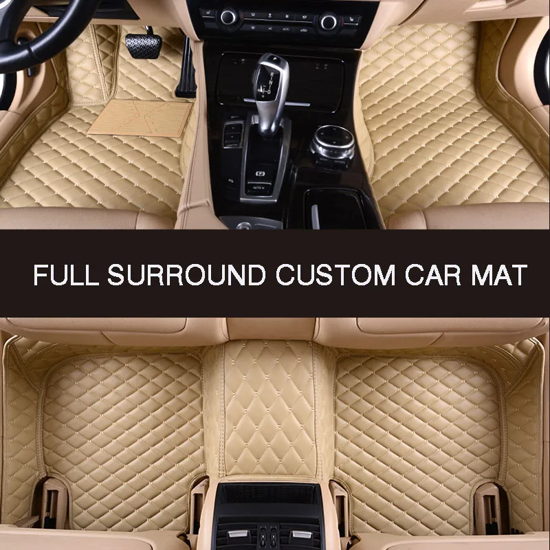 HLFNTF Car Floor Mat For Genesis G70 G80 G90 Coupe Car Accessories