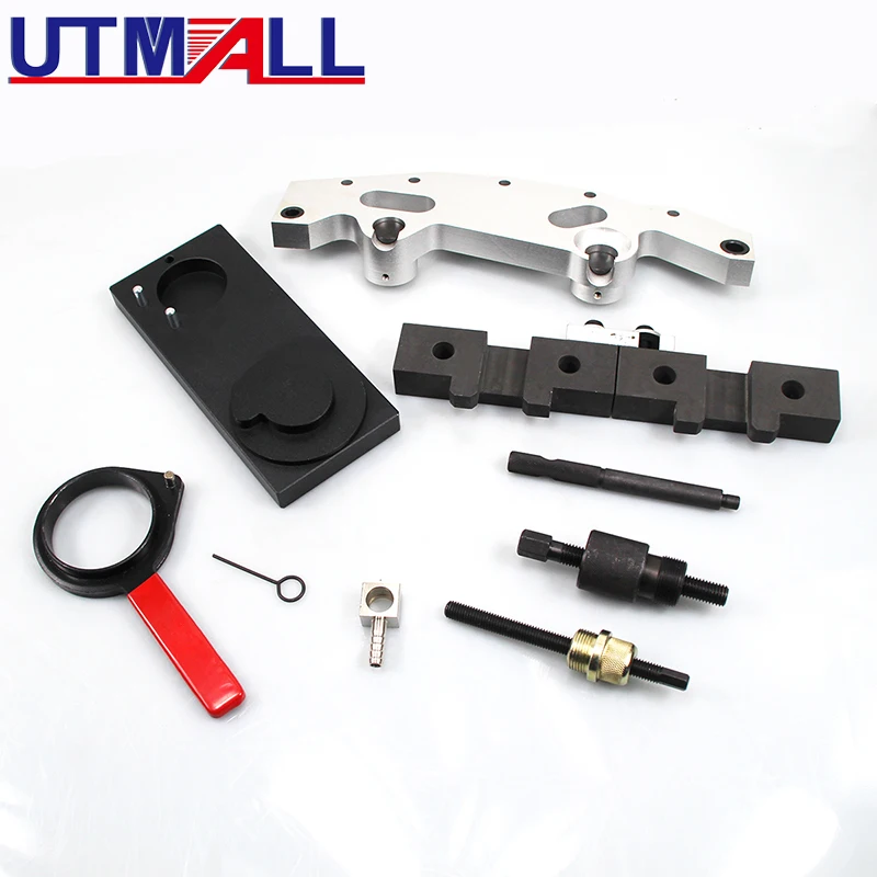 UTMALL Steel Camshaft Alignment Lock Timing Tool For BMW M52TU/M54/M56 Double Vanos Master Engine Repair Tool