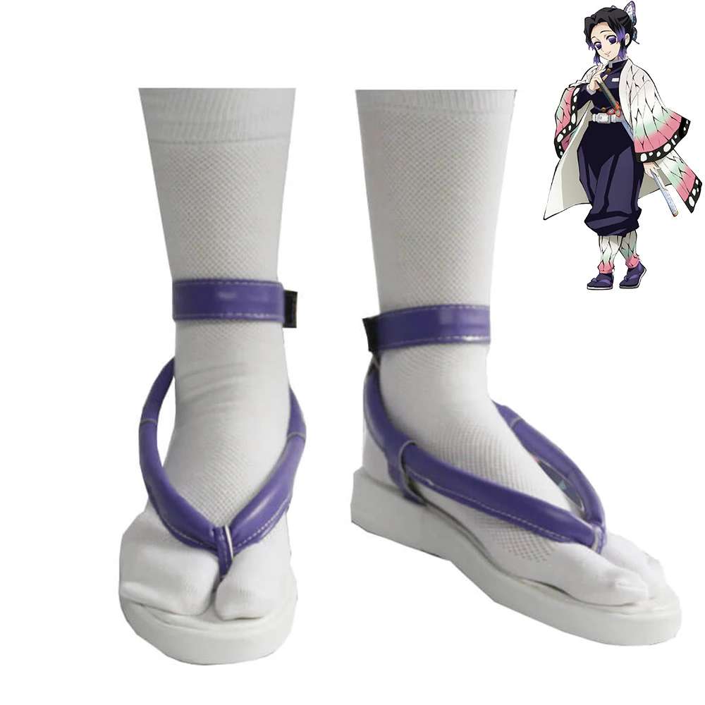 Shinobu Kocho Shoes Cosplay Demon Slayer Kimetsu no Yaiba Women Boots