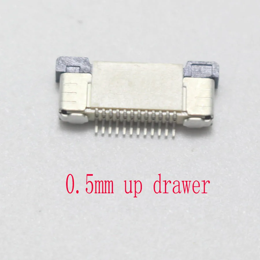 5pcs 0.5MM / 1.0mm 12P Clamshell Drawer Up Down FPC Connector socket for 12Pin Type A B FFC Cable