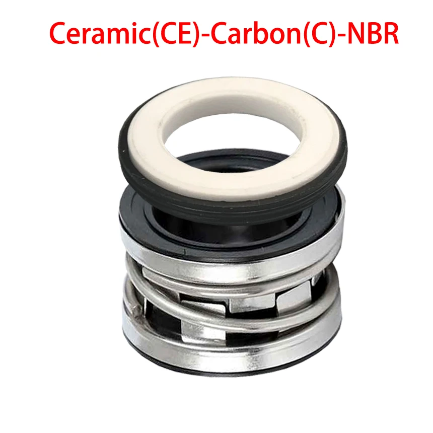 210/2100-40/45/50/53/55/60 Ceramic-Carbon-NBR Water Pump Single Coil Spring End Face Unbalanced Bellows Shaft Mechanical Seal