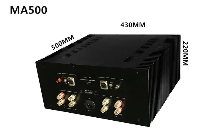 1000W*2 HIFI AMP  MA500   brand new pure post-stage MA500 Hi-end fever power amplifier   two-channel high-power original