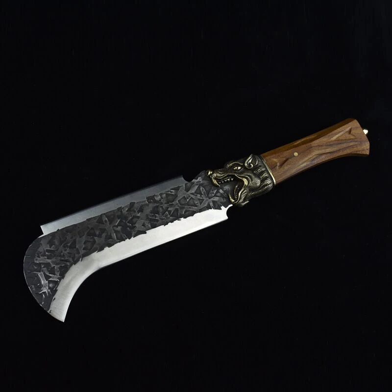 7Cr17Mov household forging wood cutting knife outdoor tree cutting knife sickle ghost hand farming cutting knife manual