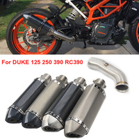 Motorcycle Exhaust System Silencer Muffler Mid Link Pipe for KTM 125 250 390 DUKE 125 250 390 RC390 2017-2020