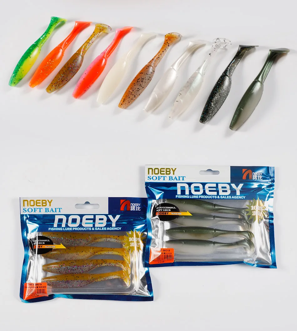 NOEBY Paddle Tail Soft Swimbait 7,5-15cm Silikon-Shad-Köder Weicher Plastikköder für Barsch- und Hechtangeln – Detail 9