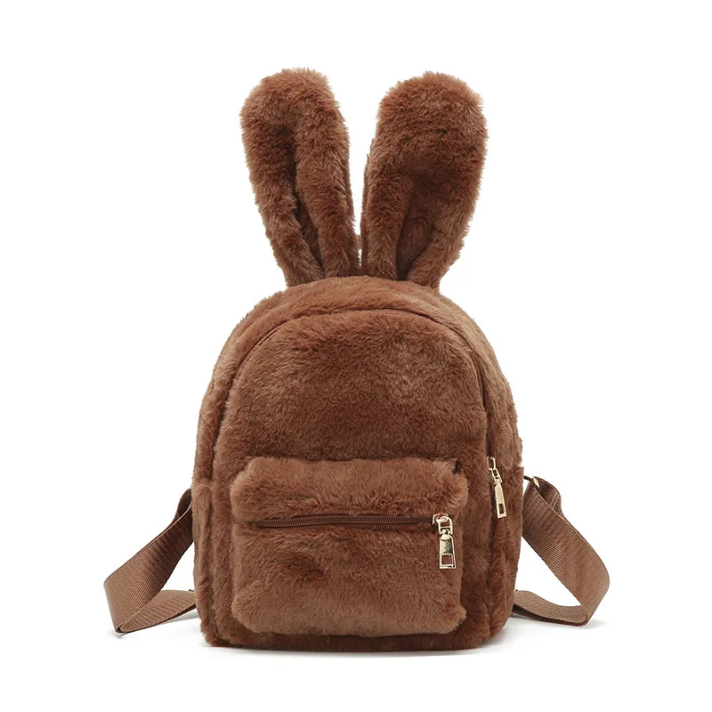 Cartoon Rabbit Ear Children's Plush Backpack Mini Kindergarten School Bag Plush Backpack Children's School Bag Girl Boy Backpack