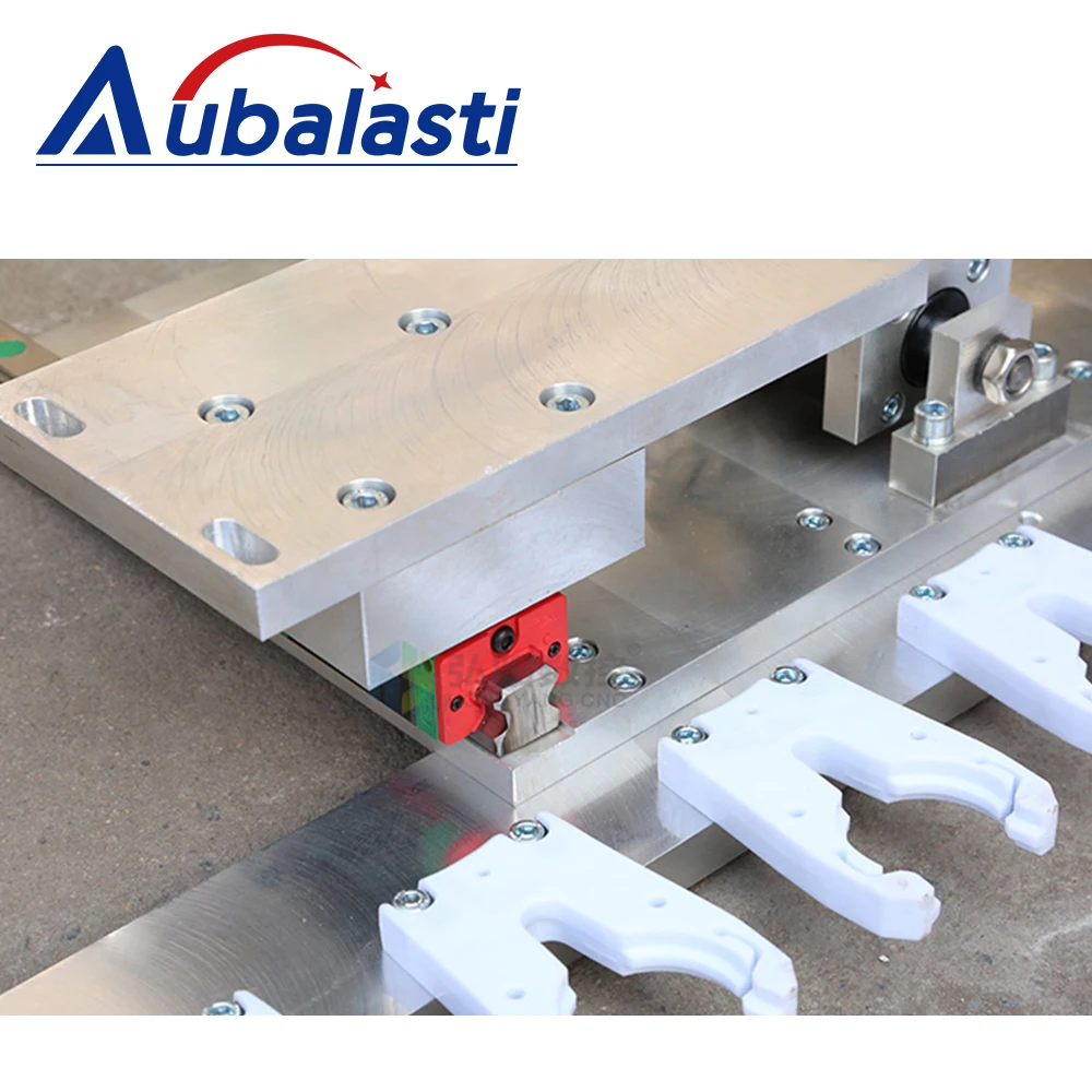 Aubalasti Engraving Machine Tool ISO30 Straight Tool Change With Cylinder CNC Router Spindle Tool Holder 8-16Stations