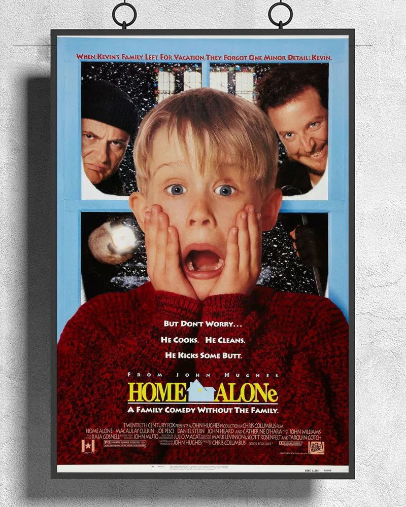 L135 HOME ALONE Movie (1990) Silk Fabric Poster Art Decor Indoor Painting Gift