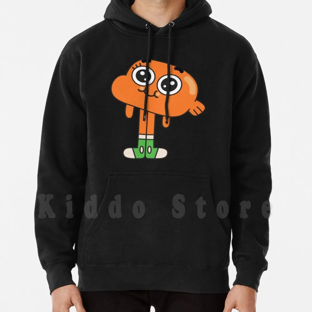 

Darwin Hoodie Long Sleeve Darwin Watterson Darwin Gumball The Cartoon Boy Teenager Schoolboy Cute Kawaii