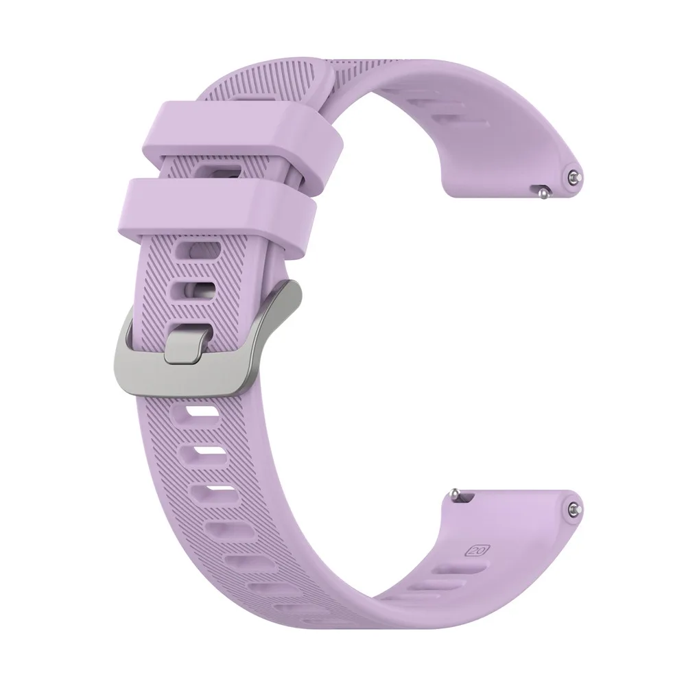 BEHUA 20mm Offizielles Armband für Garmin Forerunner 55 158 245 245M 645 Music, Schnellverschluss-Silikonband Correa – Detail 7