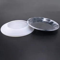 Rounded Plate Silicone Mold Rectangle Trinket Tray DIY Resin Trinket Dish Making Epoxy Resin Crafts Phyhoo Jewelry Tray Tools