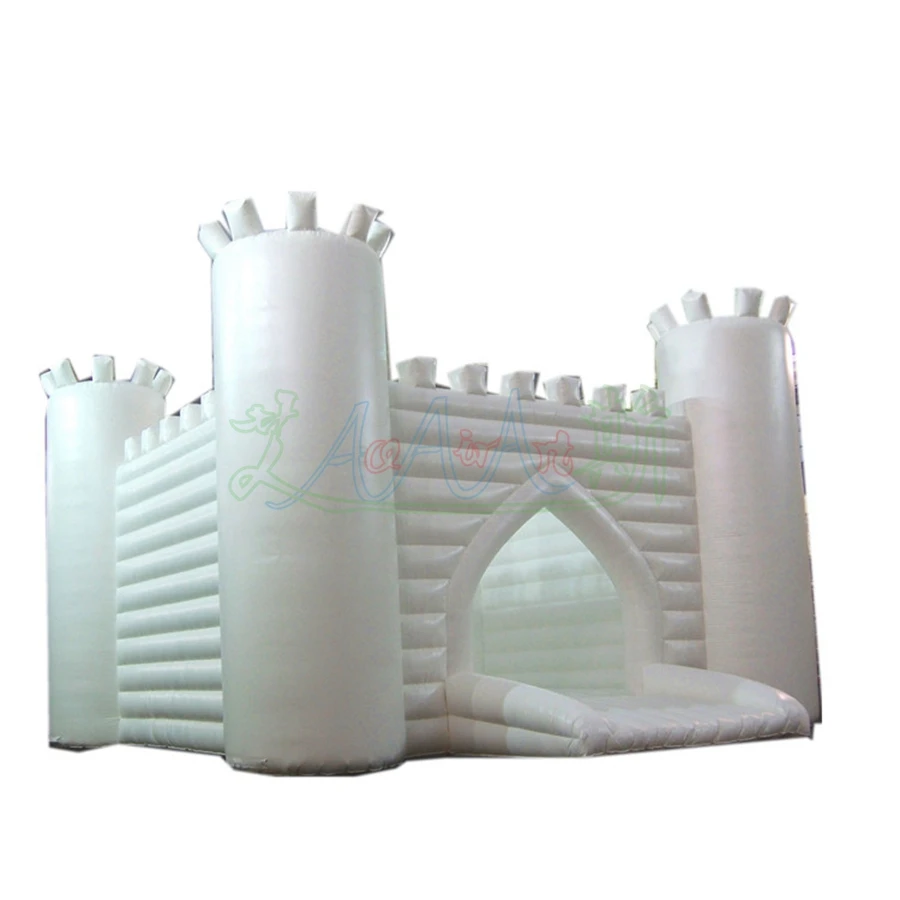 2022 Unique White Inflatable Wedding House Jumping Bouncer Holly Wedding Chapel For Large Outdoor Activities Made By Ace Air Art