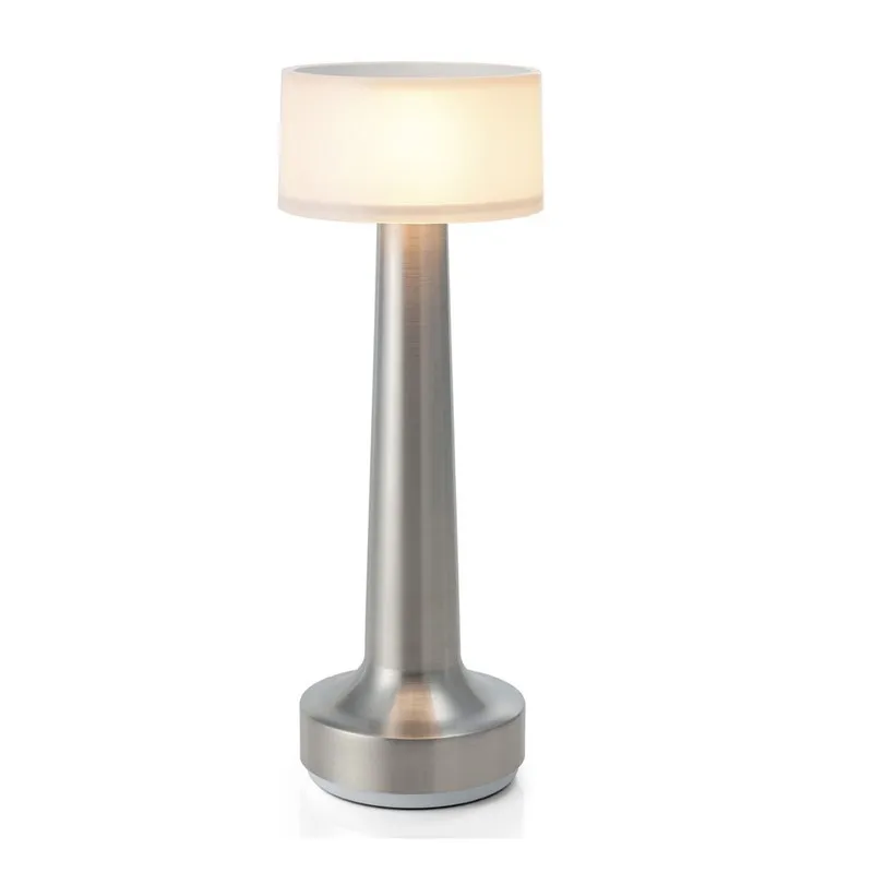 Lampada da tavolo a LED da tavolo a luce notturna da Bar retrò sensore di tocco ricaricabile ristorante Wireless caffè soggiorno Decor illuminazione nuovo