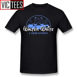 Camiseta de Walter White Laboratories para hombre, camisetas de algodón Breaking Pinkman Bad AMC Heisenberg Mr White