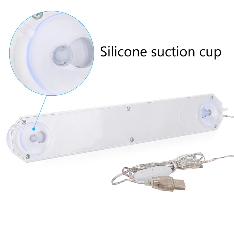 5 Bulbs LED Makeup Mirror Vanity Light 5V USB Hollywood Wall Lamp Kit for Dressing Table Lighting Night Lights