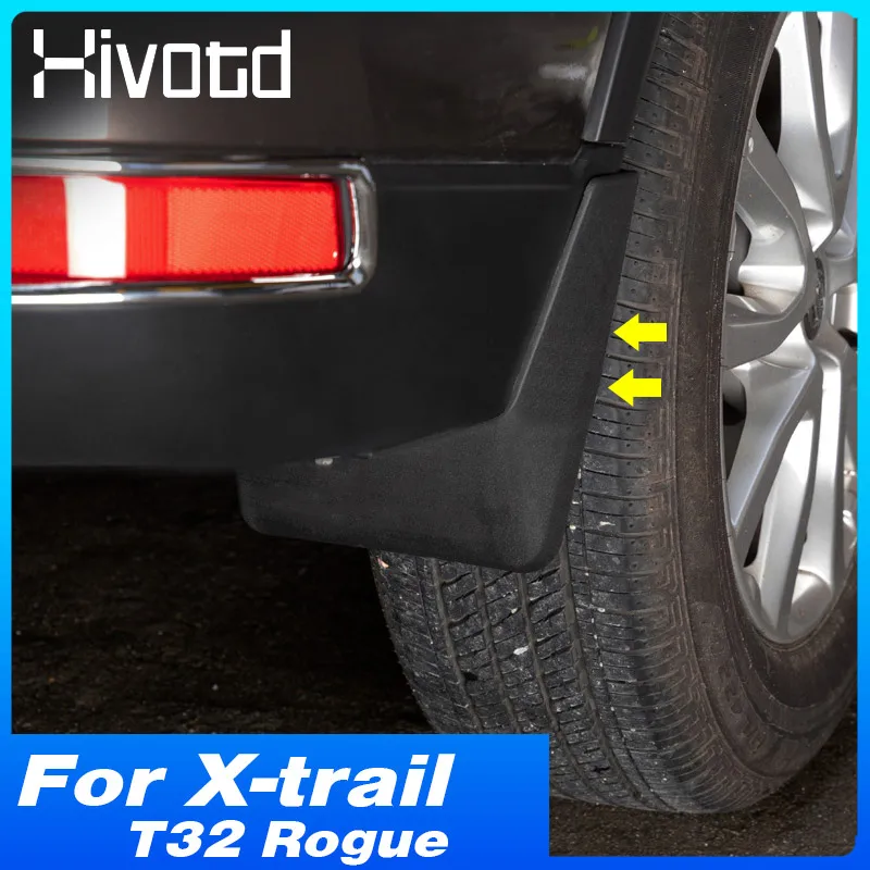 

Автомобильный коврик для крыльев, противогрязевой коврик для шин для Nissan X-trail T32 Rogue 2014-2020, внешнее украшение, брызговики, аксессуары для панели