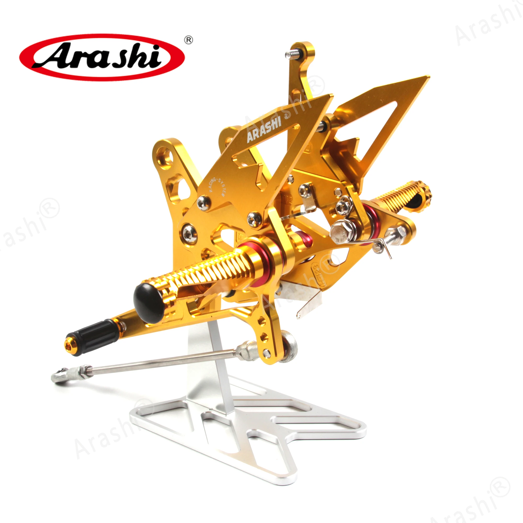 Arashi Rider Rearset For SUZUKI SV650 SV650S 2016 2017 2018 2019 2020 2021 2022 2023 Adjustable Footrests Peg Footrest SV 650 X