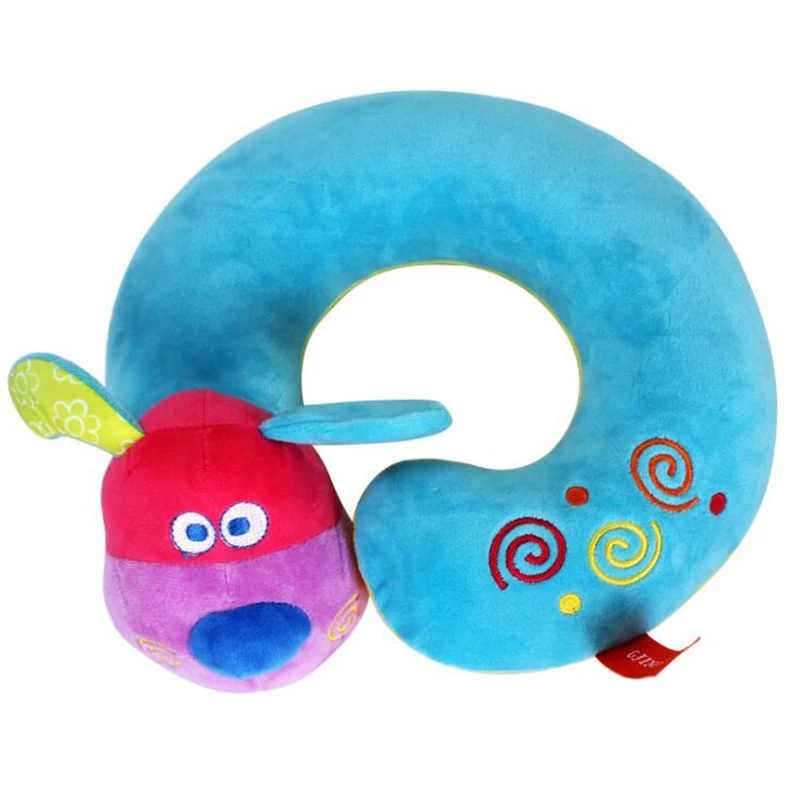 Cute Cartoon Animal Kids pillow U-shaped Memory Travel Pillow Neck Support Headrest For Children Car Airplane Sleep