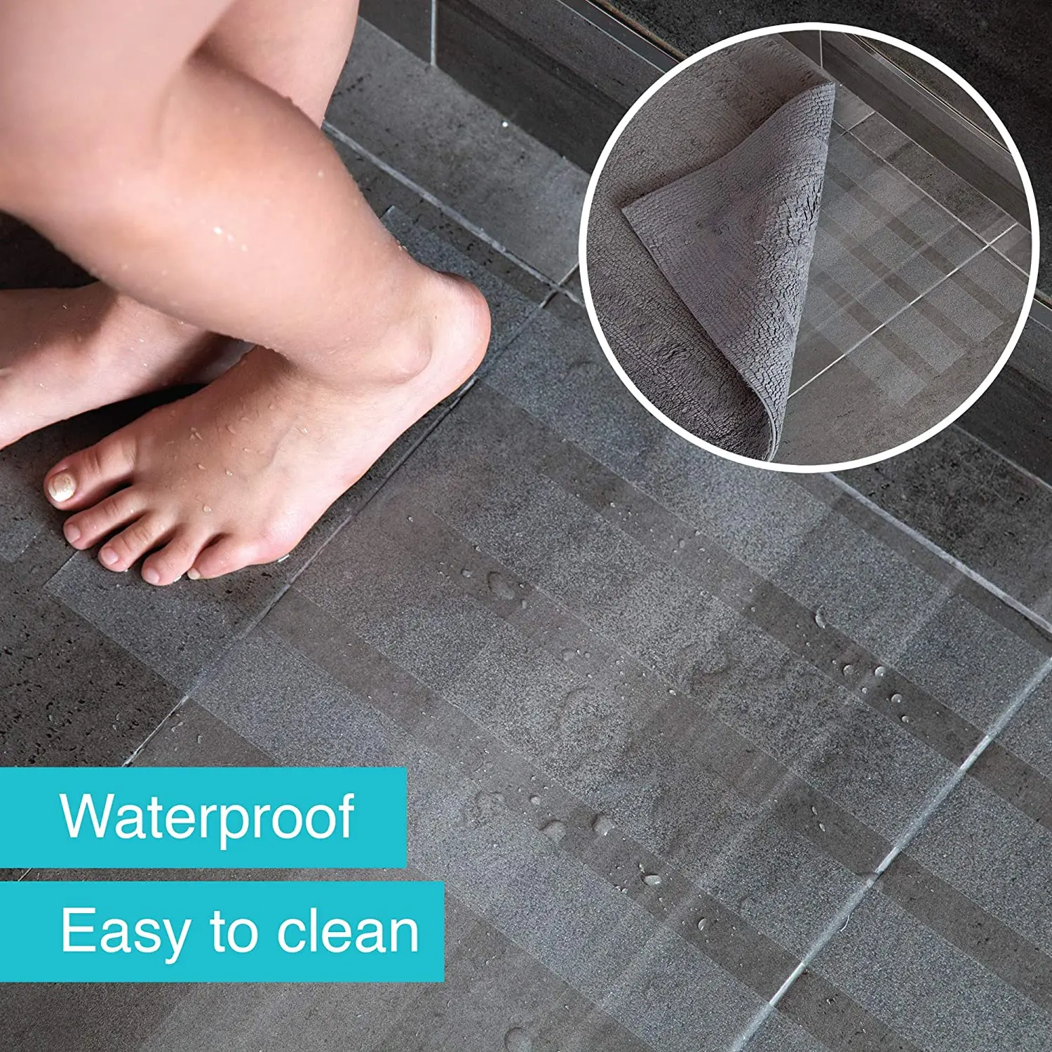 Cinta antideslizante para bañera y ducha, cinta transparente impermeable, fuerte, alfombrilla de seguridad para el suelo, pegatina de agarre, aplique de decoración para el baño