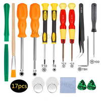 17 in 1 Professional Security Game Bit Repair Tools  Triwing Screwdriver Kit Set for Nintendo Nintend Switch 3DS 2DS Gamecube