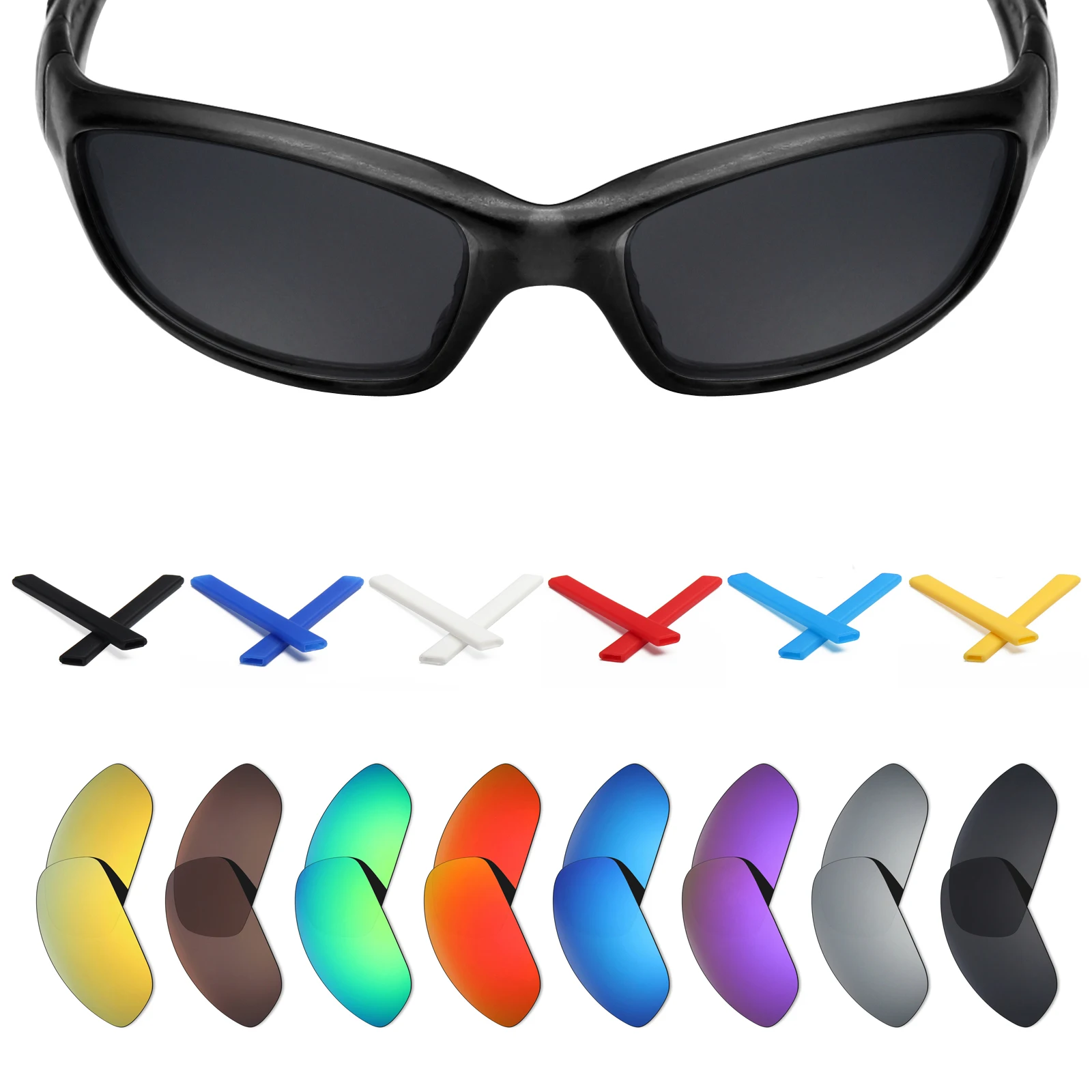 

SNARK Polarized Replacement Lenses for Oakley Straight Jacket 2007 Sunglasses Lenses(Lens Only) - Multiple Choices