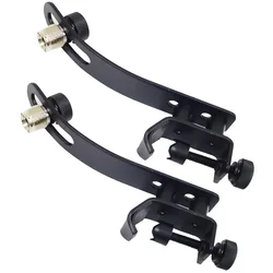 Universal Adjustable Drum Rim Microphone Clips Mount Holder Drum Mic Clamp Shockproof Clip Holder Musical Instruments Parts