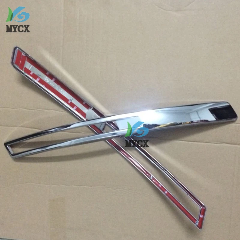 

Car Styling Chrome Front Bumper Turn Signal Cover Plate Fir For VW Passat B6 2007 2008-2010 2011