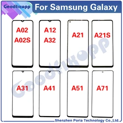 Glass Screen For Samsung Galaxy A02 A02S A12 A32 A52 A72 A21 A21S A31 A41 A51 A71 LCD Display Touch Front Outer External Lens