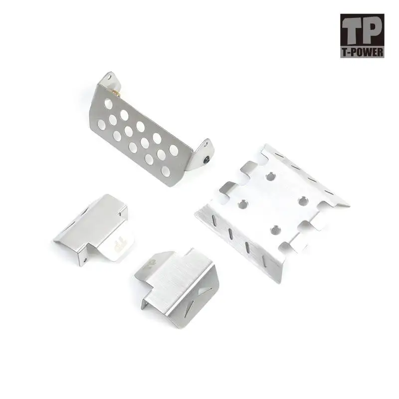 OUHUAN Armadura De Eje Delantero Y Trasero De Metal Para Coches RC YK4102, YK4103, YK4082, YK4083 Y Más