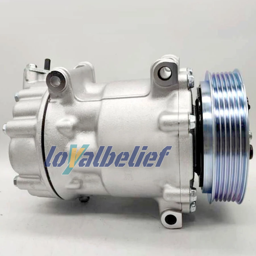 SD6C12 AC Compressor For Peugeot 207 208 307 308 508 Partner 9678656080 9822826880 9651910980 9659875780 9670318880 9671216280