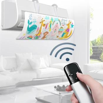 조절식 에어컨 커버 윈드 디플렉터, 윈드 실드 에어컨 도구, 에어 배플 실드, 홈 오피스 액세서리